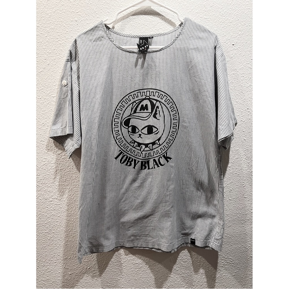 Cat pattern T shirt